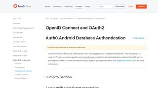 
                            7. Auth0.Android Database Authentication