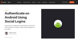 
                            1. Authenticate on Android Using Social Logins