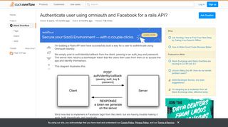 
                            3. Authenticate user using omniauth and Facebook for a rails API ...