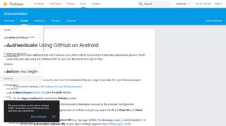 
                            9. Authenticate Using GitHub on Android | Firebase