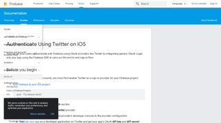 
                            5. Authenticate Using Twitter on iOS | Firebase