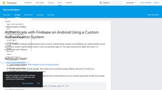 
                            11. Authenticate with Firebase on Android Using a Custom ...