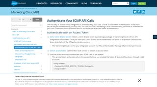 
                            7. Authenticate Your SOAP API Calls | Marketing Cloud API | Salesforce ...