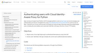 
                            4. Authenticating users with Python | Python | Google Cloud