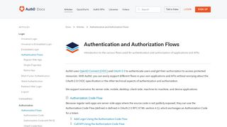 
                            7. Authentication and Authorization Flows - Auth0