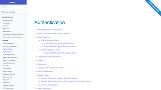 
                            1. Authentication | apiato