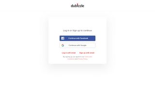 
                            2. Authentication - dubizzle