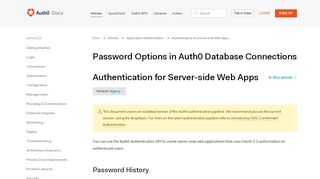 
                            1. Authentication for Server-side Web Apps - Auth0