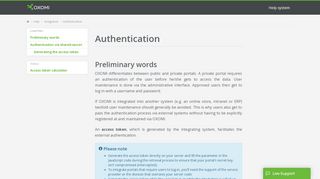
                            5. Authentication - Help - OXOMI