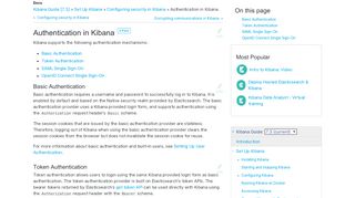 
                            4. Authentication in Kibana | Kibana Guide [7.3] | Elastic