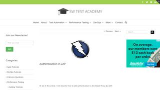
                            4. Authentication in ZAP - Software Test Academy