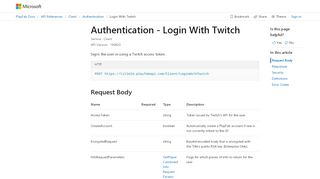 
                            6. Authentication - Login With Twitch (PlayFab Client ...