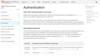 
                            2. Authentication | Magento 2 Developer Documentation