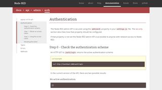 
                            2. Authentication : Node-RED