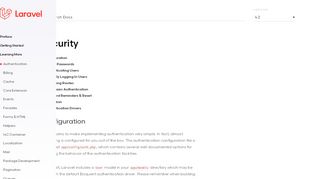 
                            2. Authentication - Security - Laravel - The PHP Framework For ...