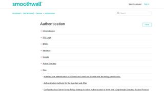 
                            8. Authentication – Smoothwall