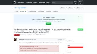 
                            4. Authentication to Portal requiring HTTP 302 redirect with credentials ...