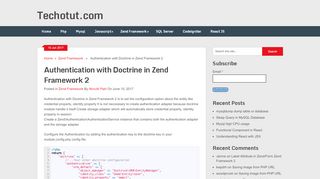 
                            6. Authentication with Doctrine in Zend Framework 2 ...