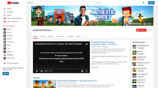 
                            8. AuthenticGames - YouTube