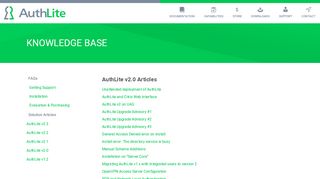 
                            8. AuthLite v2.0 Articles | AuthLite
