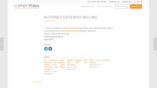 
                            5. Authnet gateway billing – ViperPay