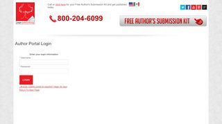 
                            1. Author Portal Login | Page Publishing