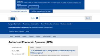 
                            6. Authorised Economic Operator (AEO) - Taxation and …