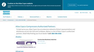 
                            7. Authorized Partners - Atlas Copco USA