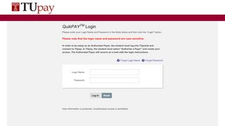 
                            6. Authorized Payer - QuikPAY