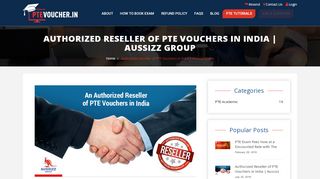 
                            6. Authorized Reseller of PTE Vouchers in India | Aussizz Group