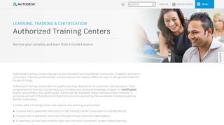 
                            2. Authorized Training Centers & Certifications | Autodesk