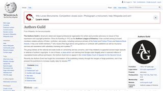 
                            4. Authors Guild - Wikipedia