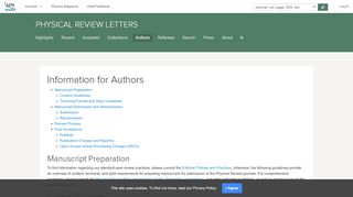 
                            4. Authors - Physical Review Journals - APS Physics