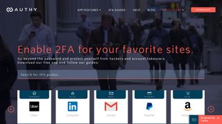 
                            1. Authy | Two-factor Authentication (2FA) App & Guides