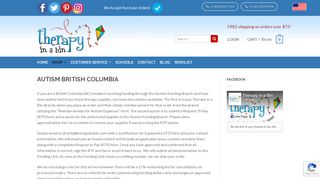 
                            8. Autism British Columbia – Therapy in a Bin