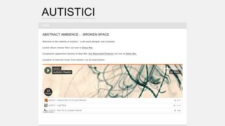 
                            5. AUTISTICI - ABSTRACT AMBIENCE : : BROKEN …