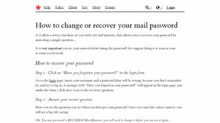 
                            6. autistici.org - How to change or recover your mail …