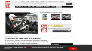 
                            2. AUTO BILD VIP-LOUNGE: Jetzt Abonnenten …