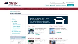 
                            8. Auto, Boat and RV Loans: Affinity Federal Credit …