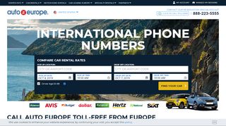 
                            4. Auto Europe Phone Numbers from Europe