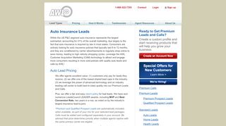 
                            7. Auto Insurance Leads | AllWebLeads.com