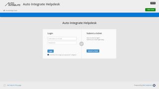 
                            3. Auto Integrate Helpdesk - Helpdesk Software Login