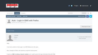 
                            5. Auto - Login in GMX with Firefox - Ask for Help ...