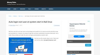 
                            3. Auto login root user at system start in Kali linux ...