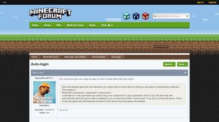 
                            4. Auto-login - Survival Mode - Minecraft: Java Edition - Minecraft ...