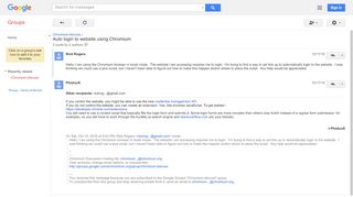 
                            3. Auto login to website using Chromium - Google Groups