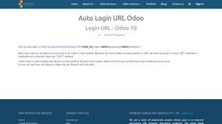 
                            3. Auto Login URL Odoo | Probuse Consulting Service Pvt Ltd