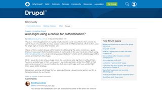 
                            4. auto-login using a cookie for authentication? | Drupal.org