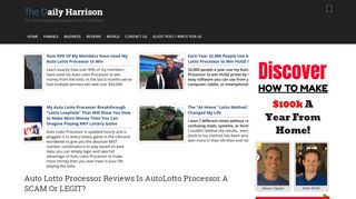 
                            3. Auto Lotto Processor Reviews Is AutoLotto Processor A SCAM ...