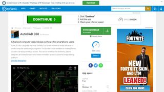 
                            8. AutoCAD 360 - Download